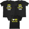 Mom-Dad-Family-Combo-T-Shirt-Black