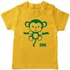 Name-with-Hanging-Monkey-T-Shirt-Yellow