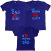 Unique-Family-Combo-for-Dad-Mom-&-Son-or-Daughter-Blue