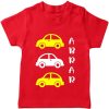 Car-Customized-Name-Tee-Red
