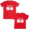 Copy-Paste-Unique-Combo-Tee-Red