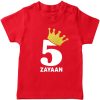 Crown-Birthday-Name-Tee-Fifth-Red