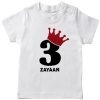 Crown-Birthday-Name-Tee-Three-White