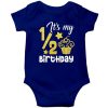 Cupcake-half-birthday-Celebration-Baby-Romper-Blue