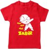 Dab-customized-name-T-shirt-for-Boys-Red