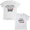 Dad-And-Daughter-Qoutes-Combo-T-Shirt-White