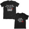 Dad-And-Daughter-Qoutes-Combo-T-Shirt-Black