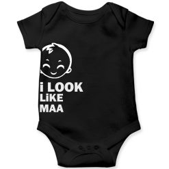 Looks-Like-Ma-Baby-Romper-Black