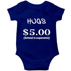 School-is-expensive-Baby-Romper-Blue