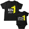 Siblings-Combo-Giraffe-T-Shirt-&-Romper-Black