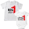 Siblings-Combo-Giraffe-T-Shirt-&-Romper-White