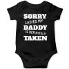 Sorry-ladies-my-daddy-is-taken-Baby-Romper-Black