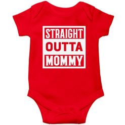 Straight-Outta-Mommy-Baby-Romper-Red