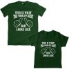 Worlds-Best-Dad-&-Son-Awesome-Combo-T-Shirt--Green