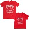 Worlds-Best-Dad-&-Son-Awesome-Combo-T-Shirt-Red