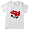 Aeroplane-Customized-Name-Tee-White