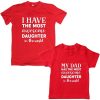 Awesome-Dad-&-Daughter-Combo-TShirt-Red