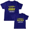 Elder-Sister-&-Younger-Brother-Siblings-Customized-Name-T-Shirt-Blue