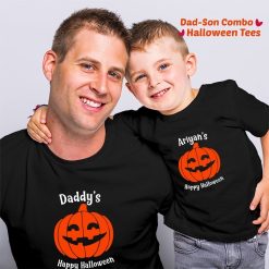 Happy-Halloween-For-Dad-Son-Combo-TShirt-Content