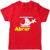 Helicopter-Customized-Name-Tee-Red