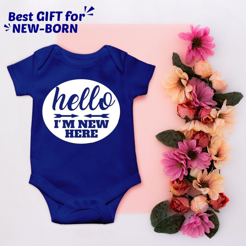 Hello I Am New Here Amazing Baby Romper Smarty Nerdy