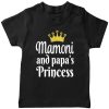 Mamoni-&-Papa's-Princess-T-Shirt-Black