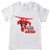 Super-Wings-Customized-Name-Cartoon-T-Shirt-White