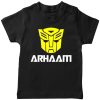 Transformer-Mask-Customized-Name-T-Shirt-Black