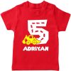 Wrecker-Bithday-Celebration-Tee-For-Fifth-Birthday-Red