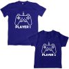 Dad-Son-Player-Combo-T-Shirt-Blue