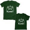 Dad-Son-Player-Combo-T-Shirt-Green
