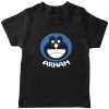 Doremon-Kids-Favourite-Customized-Name-T-Shirt-Black