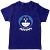Doremon-Kids-Favourite-Customized-Name-T-Shirt-Blue