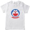Doremon-Kids-Favourite-Customized-Name-T-Shirt-White