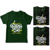 It's-My-Birthday,-Let's-Do-Party-With-Gand-T-Shirt-Green