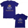 King-Daddy-&-Princess-Daughter-Family-Combo-T-Shirt-Blue