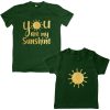 Sunshine-Mom-Daughter-Family-Combo-T-Shirt-Green