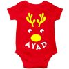 Deer-Christmas-Baby-Romper-Red