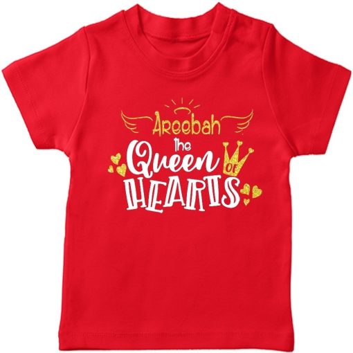 Queen-of-Hearts-Customized-Name-TShirt-Red