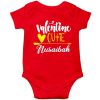 Valentines-Cutie-Customized-Name-Baby-Romper-Half-Sleeve-Red
