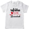 Valentines-Cutie-Customized-Name-Tee-Half-Sleeve-White