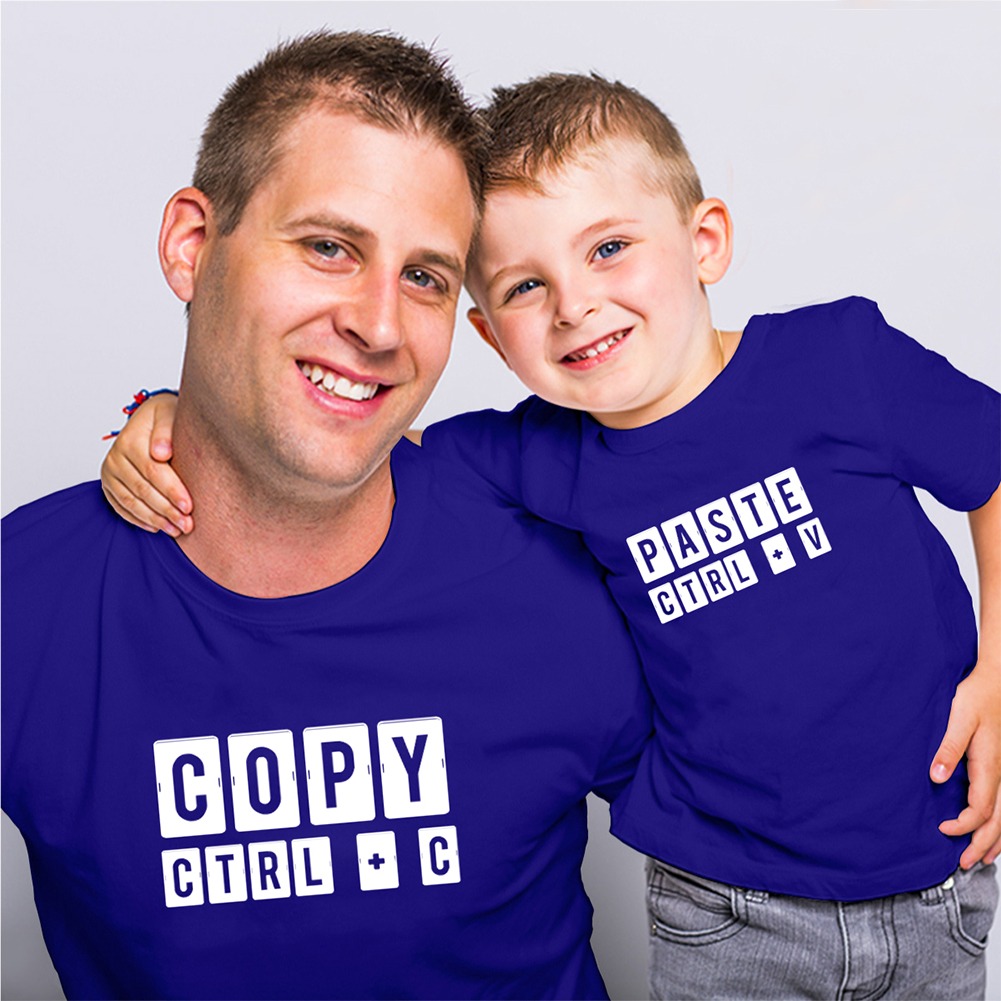 Copy Paste Father Son Combo T Shirt