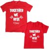 Together-We-Rise-Womens-Day-Tees-Red