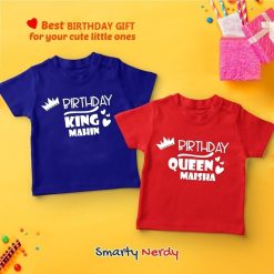 Birthday king queen customized Tshirt bangladesh