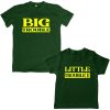 Trouble-Dad-Son-Family-Combo-Tshirt-Green