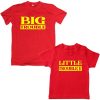 Trouble-Dad-Son-Family-Combo-Tshirt-Red