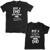 Just-A-Dad-Daughter-Lovable-T-Shirt-Black