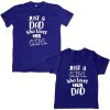 Just-A-Dad-Daughter-Lovable-T-Shirt-Blue