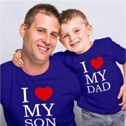 Loving-Dad-Son-Family-Combo-T-Shirt-Content