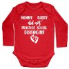Pandemic-New-Born-Baby-Romper-Red